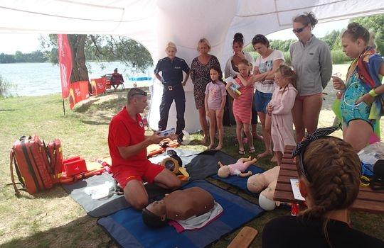 Uczyli bezpiecznego plażowania