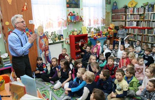 Twórca Pana Kuleczki odwiedził bibliotekę