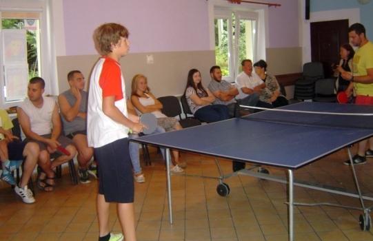 Grali o puchar burmistrza