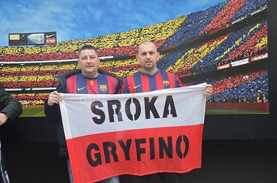 Gryfinianie na Camp Nou