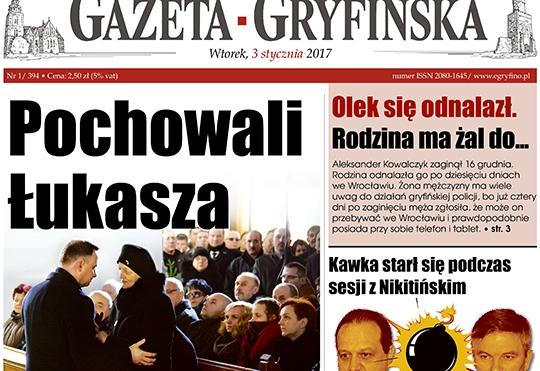 Nowa Gazeta Gryfińska już w sprzedaży!