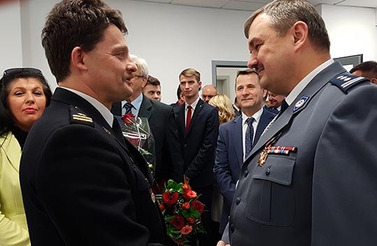Pożegnali komendanta. Nowym 