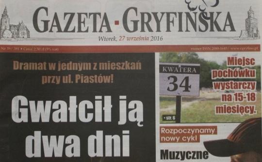 Nowa Gazeta Gryfińska już w sprzedaży!