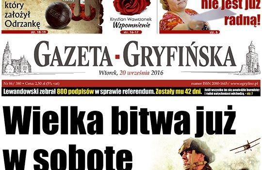 Nowa Gazeta Gryfińska już w sprzedaży!