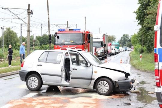 Wypadek w Daleszewie [foto]