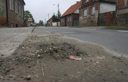 Krajówka zasypana