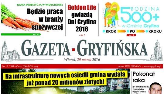 Nowa Gazeta Gryfińska dziś w sprzedaży!