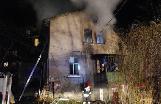 Palił się dom w Gryfinie