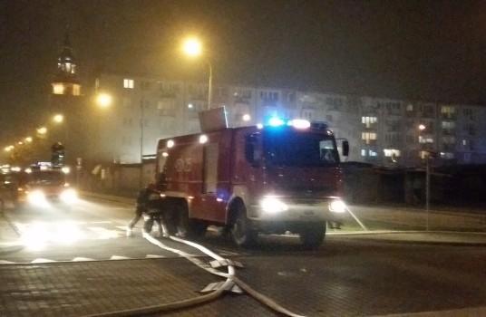 Strażacy na targowisku