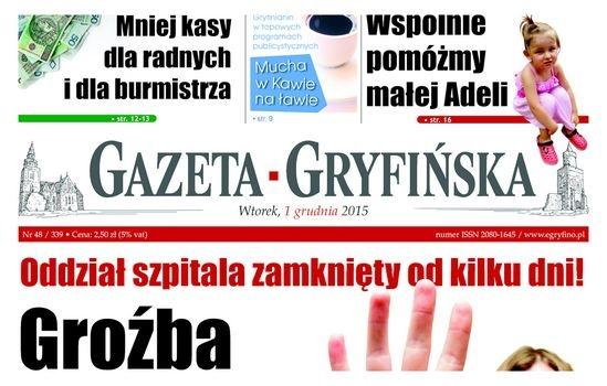 Nowa Gazeta Gryfińska już w sprzedaży!