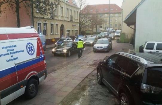 Potrącenie w centrum Gryfina