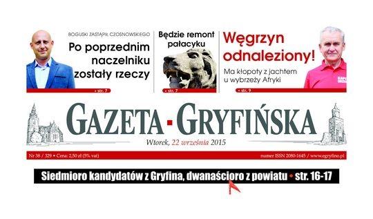 Nowa Gazeta Gryfińska już w sprzedaży!