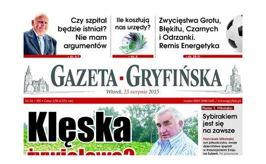 Nowa Gazeta Gryfińska już w sprzedaży!