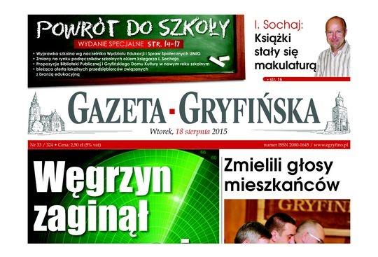 Nowa Gazeta Gryfińska już w sprzedaży!
