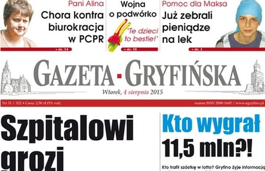 Nowa Gazeta Gryfińska w sprzedaży!