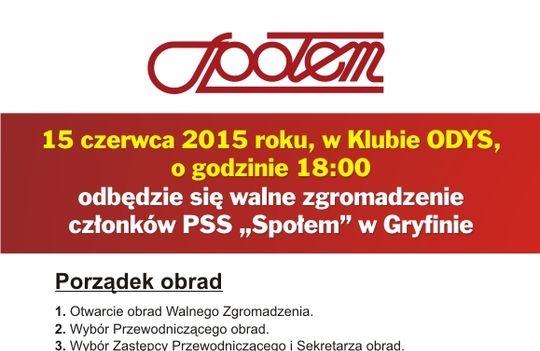 Walne zgromadzenie PSS Społem