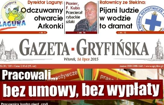 Nowa Gazeta Gryfińska już w sprzedaży!