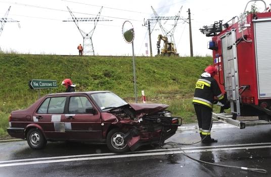 Kolizja na krajowej [Foto+Video]