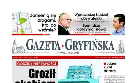 Nowa Gazeta Gryfińska już w sprzedaży!