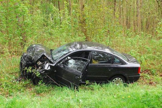 Wypadek koło Wełtynia