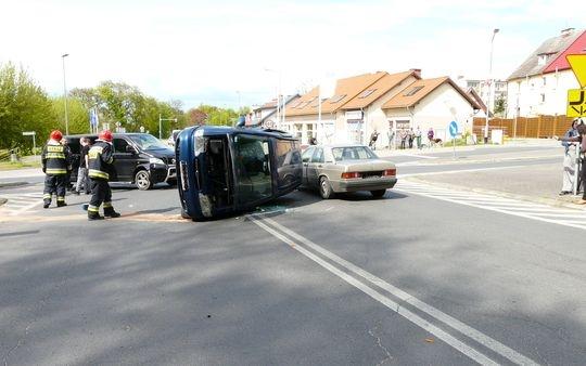 Kolizja przy szlabanach w Gryfinie [FOTO]