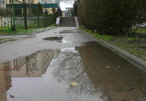 Po deszczu trudno tu przejść