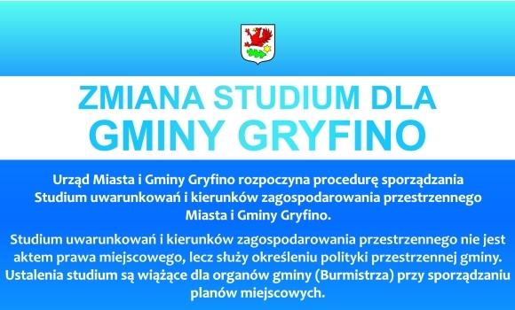 Zmiana studium dla Gminy Gryfino