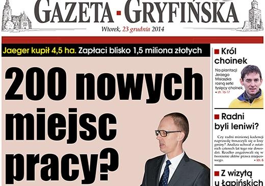 Nowa Gazeta Gryfińska już w sprzedaży!