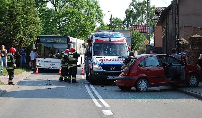 Wypadek w Czepinie