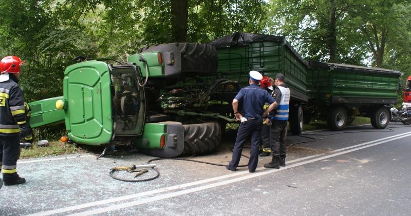 Poważny wypadek w okolicach Pniewa