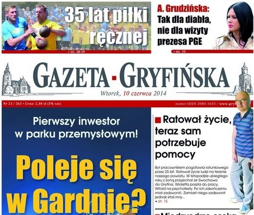 Nowa Gazeta Gryfińska w sprzedaży!