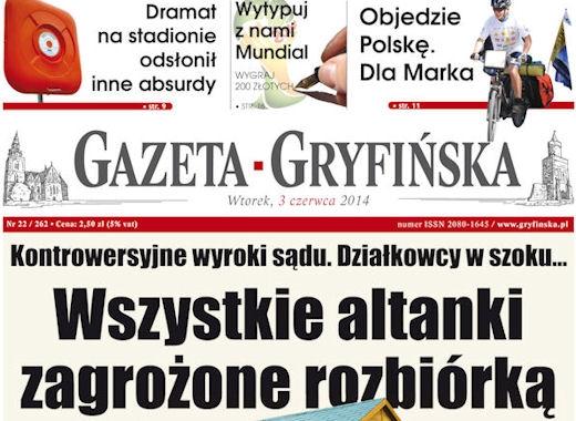 Nowa Gazeta Gryfińska już w sprzedaży