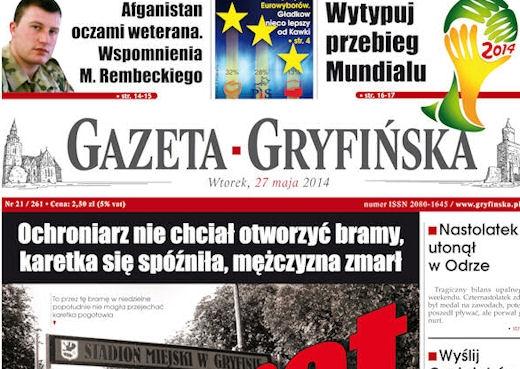 Nowa Gazeta Gryfińska już w sprzedaży!