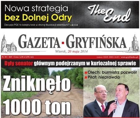 Nowa Gazeta Gryfińska już w sprzedaży!