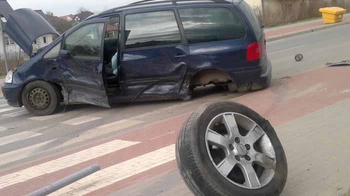 Wypadek na ulicy Jana Pawła II