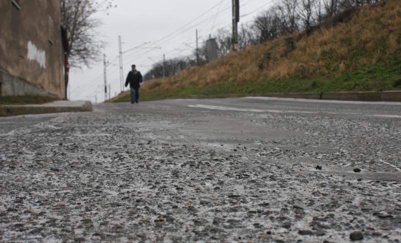 Śliski poranek na gryfińskich drogach