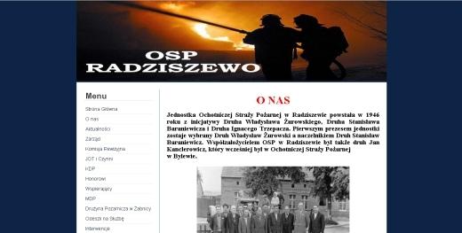 OSP z Radziszewa w internecie