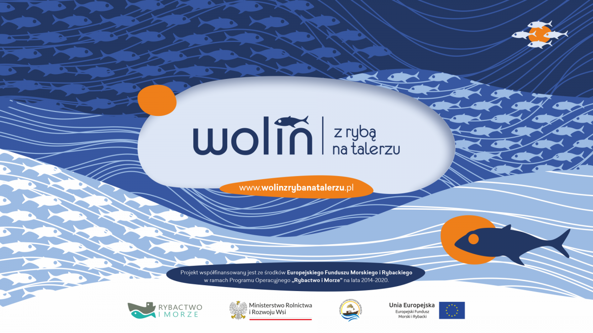 Wolin z rybą na talerzu w Gryfinie