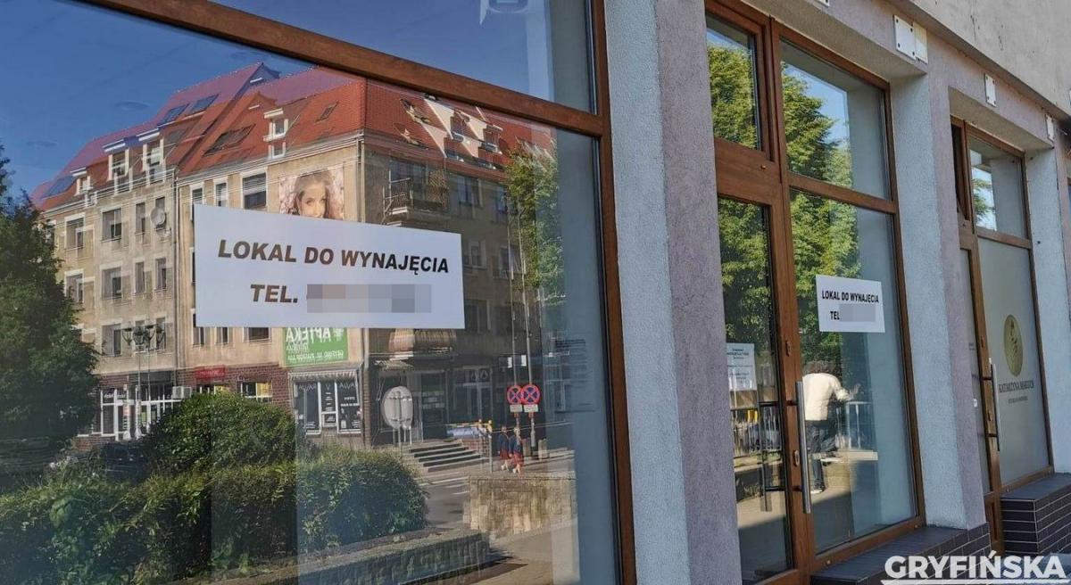 Coraz więcej pustych lokali w centrum Gryfina