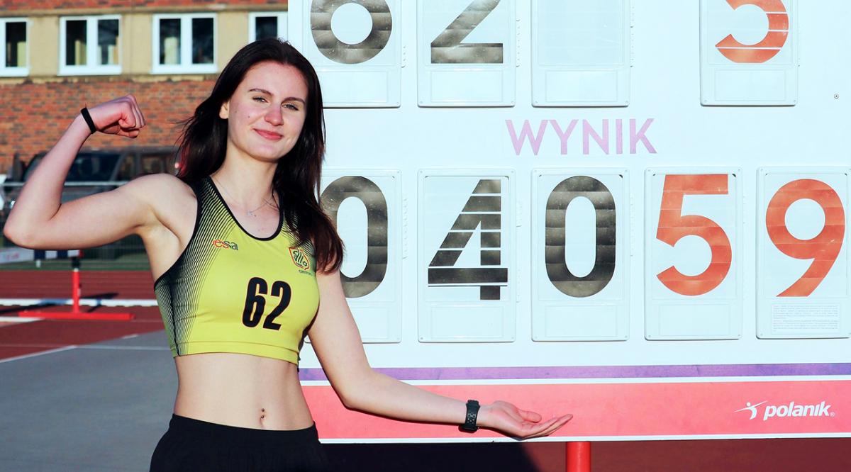 Martyna Mlak z nowym rekordem klubu