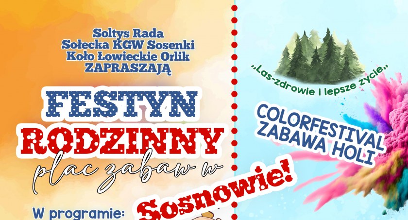 Sosnowo zaprasza w czwartek na Dzień Dziecka