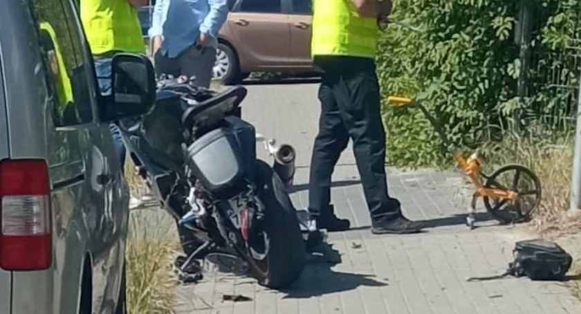 Motocyklista z Drzenina walczy o życie