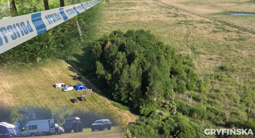 Trwają poszukiwania przy Mielenku Gryfińskim