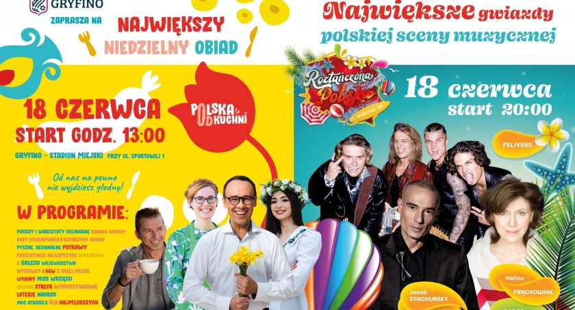 Gryfino będzie roztańczone - niedziela, godz. 13.00