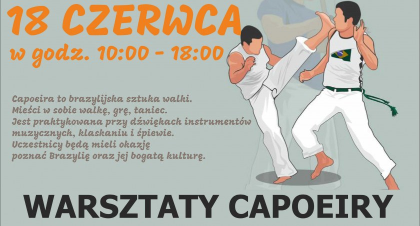 Czym jest capoeira? Przyjdź na niedzielne warsztaty