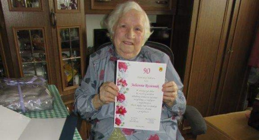 Pani Janina skończyła 90 lat