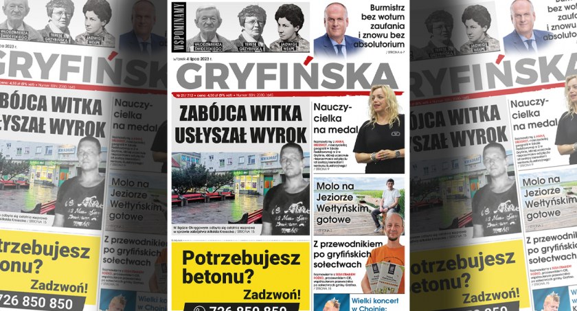 Dziś ukazał się nowy numer Gryfińskiej