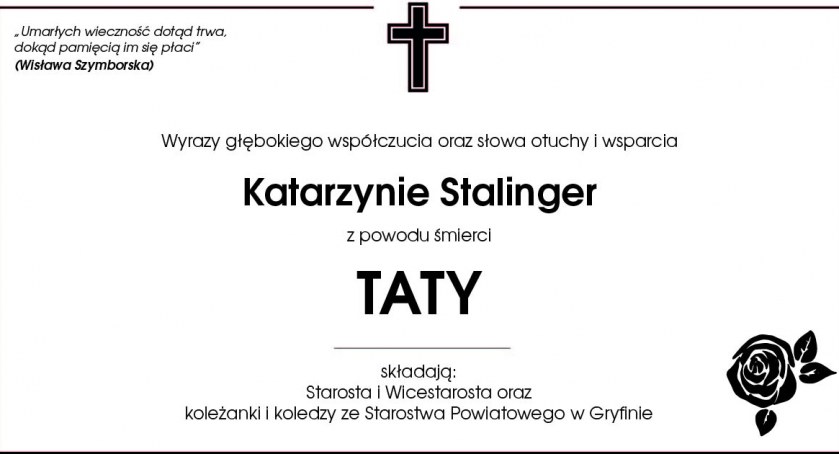 Wyrazy głębokiego współczucia