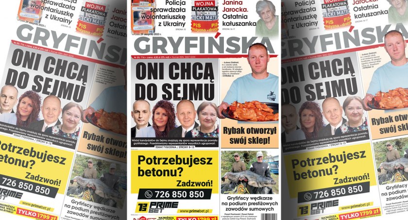 Najnowsza Gazeta Gryfińska już w sklepach. Sporo czytania!