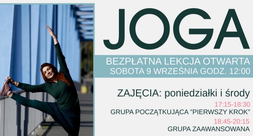 Sprawdź czy joga jest dla Ciebie. Bezpłatna lekcja